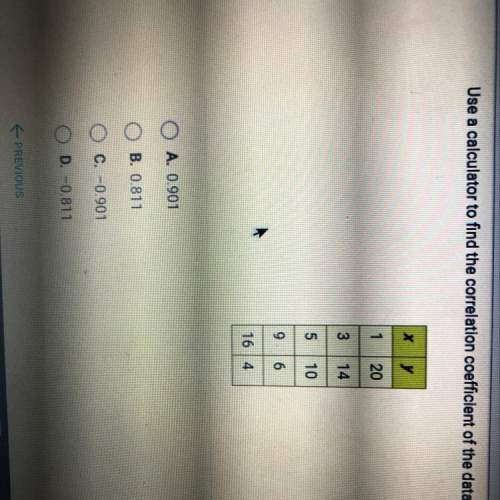 Use a calculator to find the correlation coefficient of the data set. if anybody can me