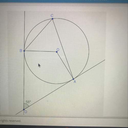 Point o is the center of this circle. what is m a. 56 b. 62 c. 72 d. 76