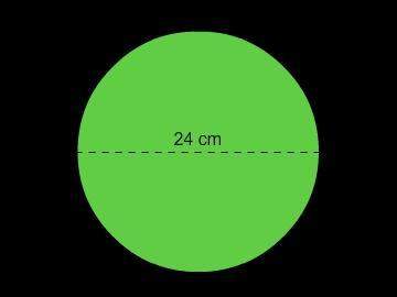 What is the area of the circle shown? use 3.14 to approximate pi. round your answer to the nearest