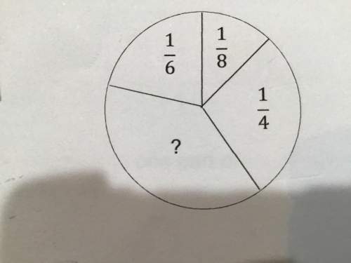 Can somebody solve this one for me you ..question : what is the missing fractio