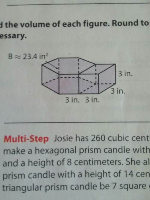 Find the volume of figure b=23.4 in2