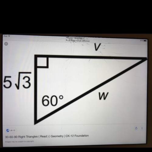 Using the 30-60-90 theorem how do you find the values of the legs and the hypotenuse?