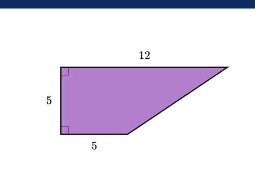 Find the area of the shape shown below.