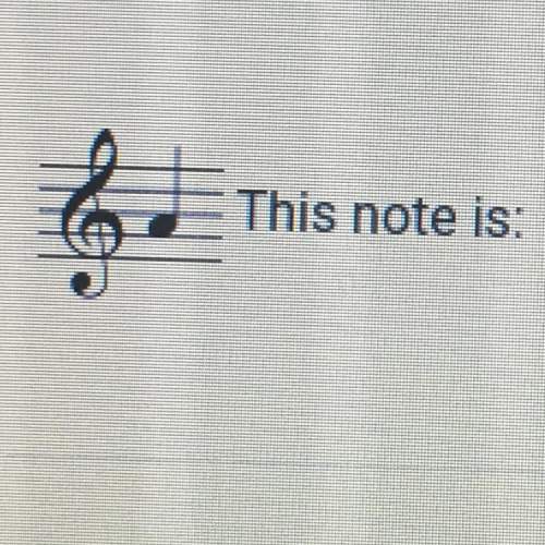 a. the note b b. the note a c. the note g d. the note c