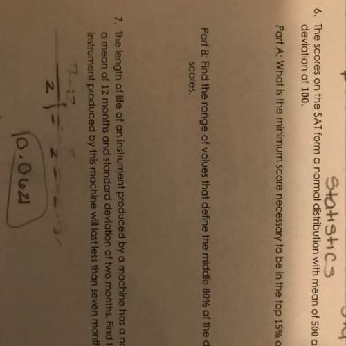How would you do number 6?  also it says standard deviation of 100