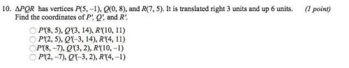 The attachment is the question with the given answer choices, it's just tricky for me..