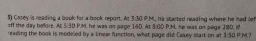 Off the day before. at 5: 30 p.m. he was on page 160. at 8: 00 pm. he was on page 280. freading the