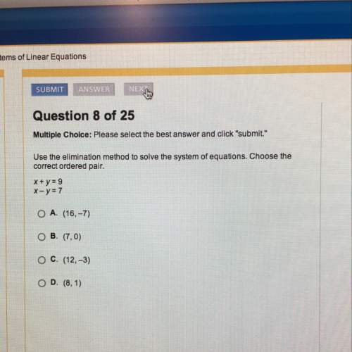 Choose the correct ordered pair.