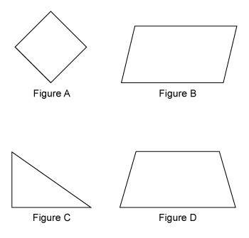 Which polygon appears to be regular? figure afigure b