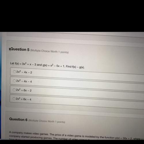 Math! anyone know this algebra 2 question?