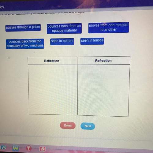 Asap! giving !  sort the phrases based on whether they describe reflection or refracti