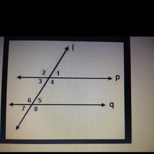 What kind of angles are angles 2 and 8?  a. vertical angles b. corresponding