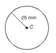 Me . i stink at finding area. solve.  what is the area of the circle above?  use 3.14