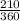 \frac{210}{360}