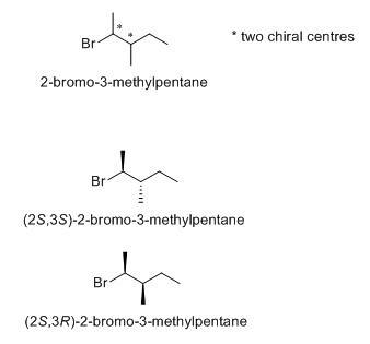 Draw any one of the skeletal structures of a 2° alkyl bromide having the molecular formula of c6h13b