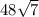 48\sqrt{7}\\