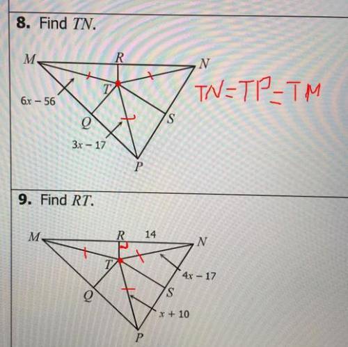 If T is the circumcenter of triangle MNP, find each measure.