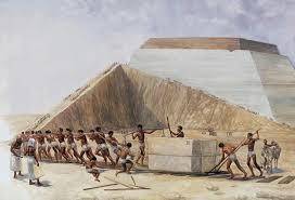 What specialized skills the Egyptians needed to build the pyramid?