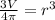 \frac{3V}{4\pi } = r^{3}