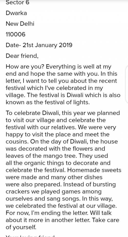 Write a letter to your friend describing about maghi festival?​