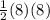 \frac{1}{2}(8)(8)