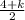 \frac{4+k}{2}