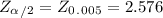 Z_\alpha_ /_2=Z_0_._0_0_5=2.576