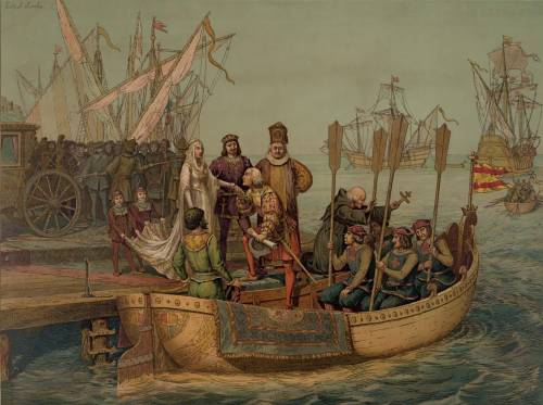 What European countries financed the Voyages of Columbus.