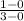 \frac{1-0}{3-0}