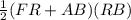 \frac{1}{2}(FR+AB)(RB)