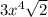 3x^4\sqrt{2}