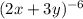 (2x+3y)^{-6}