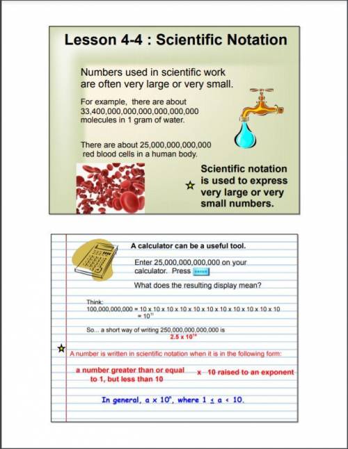 Write each number in scientific notation

There are about 33,400,000,000,000,000,000,000 molecules i