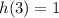 h(3)=1