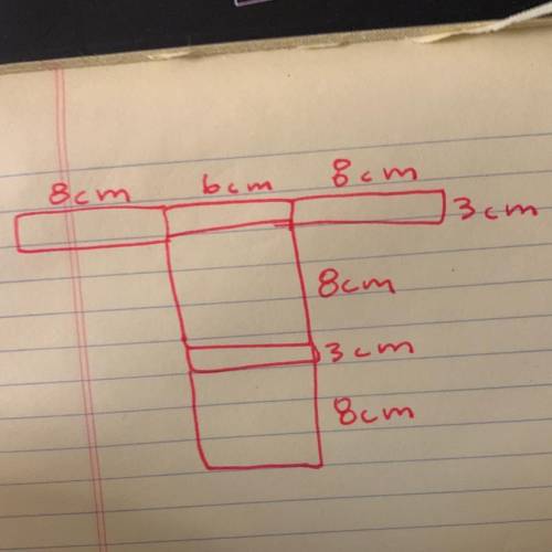 Which net matches the solid figure shown below?

A three-dimensional cube with a height of 8 centime