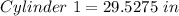 Cylinder\ 1 = 29.5275\ in