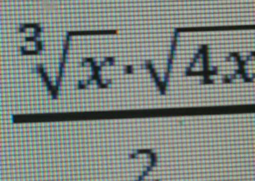 Simplify the expression c 3 cubed square root times 4x squared divided by 2