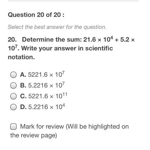 Determine the sum: 21.6 x 10^4 + 5.2 x 10^7. write your answer in scientific notation.