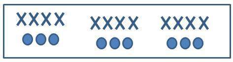 (02.01)the ratio of x's to o's is 12 over 9. use the image below to determine another ratio for x's