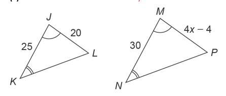 Me. what is the value of x? show all of your work.