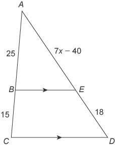 Solve for x. enter your answer in the box. x =