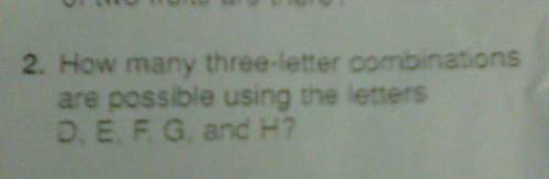 Plz me answer this it is solving combinations