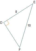 Given right triangle def, what is the value of sin(e)?  a. 3/5 b. 3/4 c. 4/5