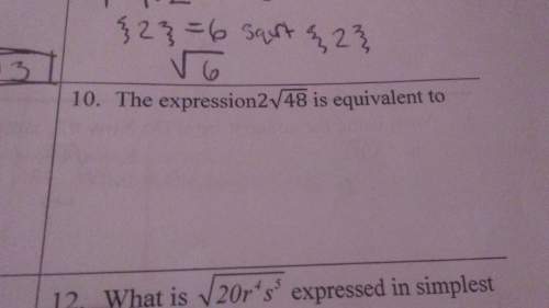 The expression radical 48 is equivalent to what?