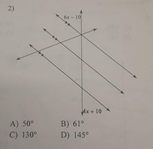Find the measure of the angle indicated in bold(4x+10)  show work, you.