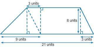 The area of the figure is square units.