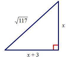 Find the value of x. a.4 b.5 c.6 d.9