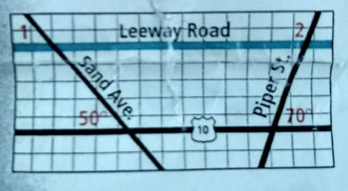If m angle 2 is 130 degrees when leeway road is build, what criterion is leeway road not meeting