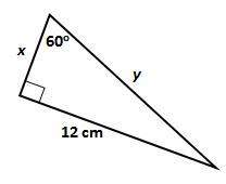 find the value of the hypotenuse. leave in simplest radical form. 12√3
