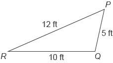 What is the measure of ∠p, to the nearest degree?